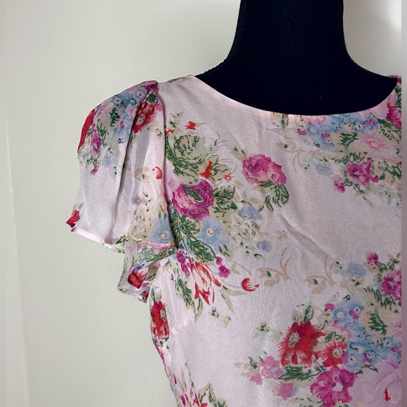 LoveShackFancy Pink Floral Garner Dress - Picture 5 of 7
